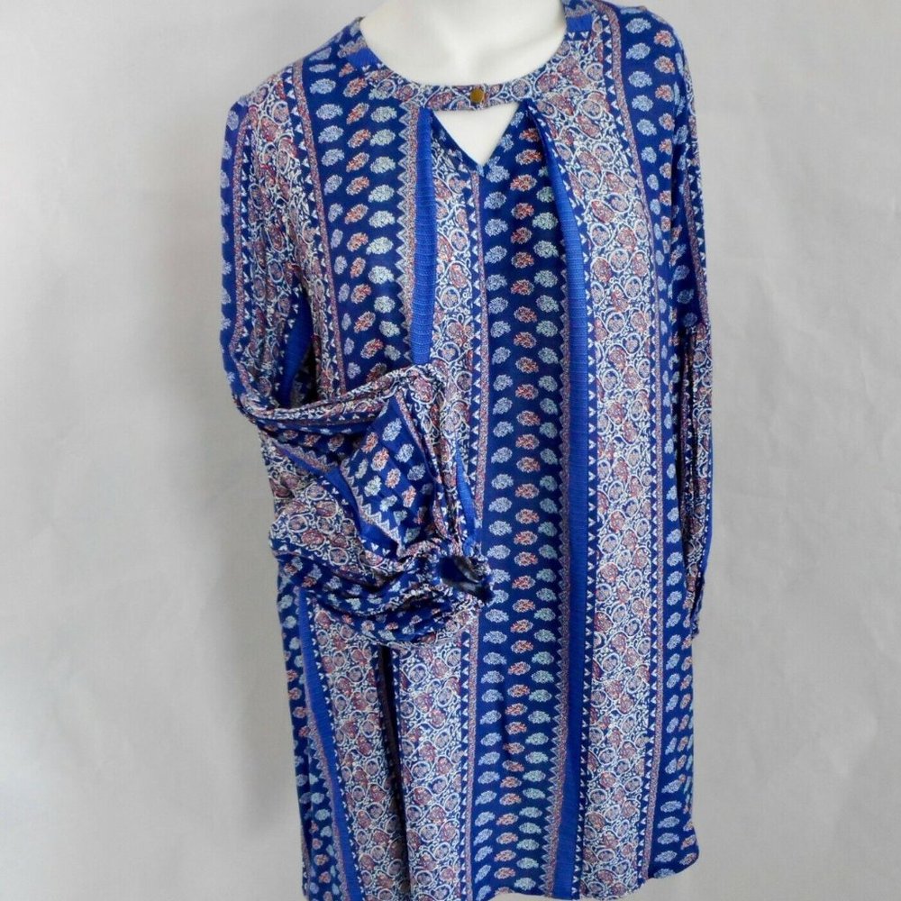 Baby Doll Paisley Print Tunic/Dress Plus Size - Picture 4 of 8